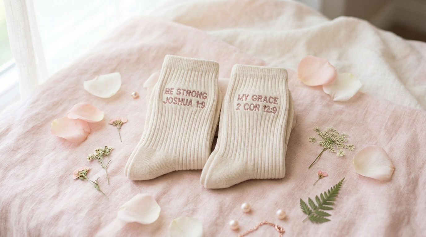 Scripture Crew Socks
